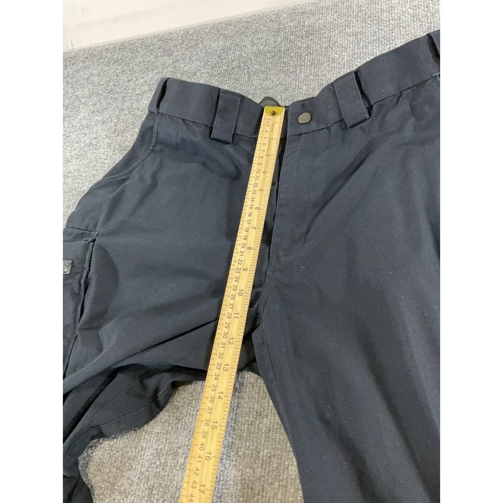 5.11 Tactical Cargo Pants Mens 35x24 Black Ripstop Utility Work Hiking Outdoor